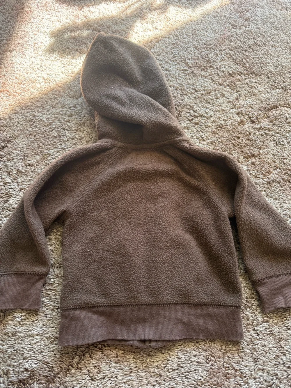 Baby GAP Brown Fleece Full Zip Hoodie 18-24M